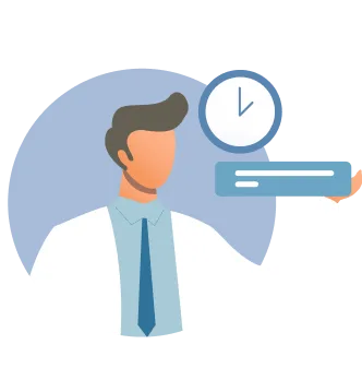 Doctor in white coat pointing to a treatment schedule on a clipboard