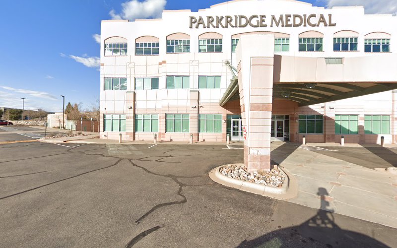 Parkridge Medical multi-story building exterior with signage and parking area