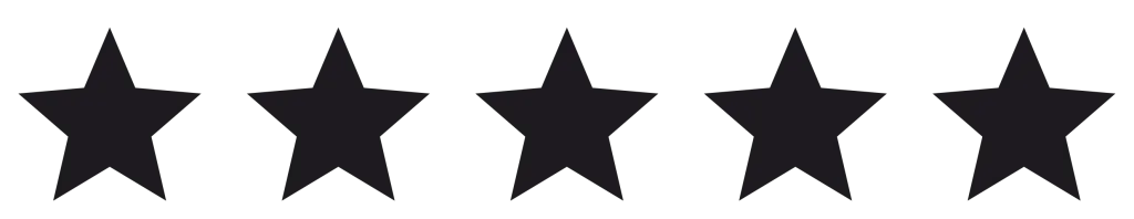 Five-star rating display
