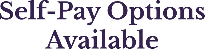 Self-Pay Options Available