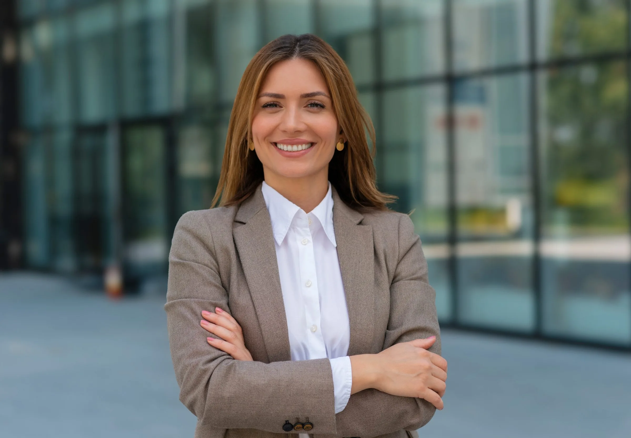 Portrait of a successful businesswoman in a suit – psychiatrist in San Ramon, CA