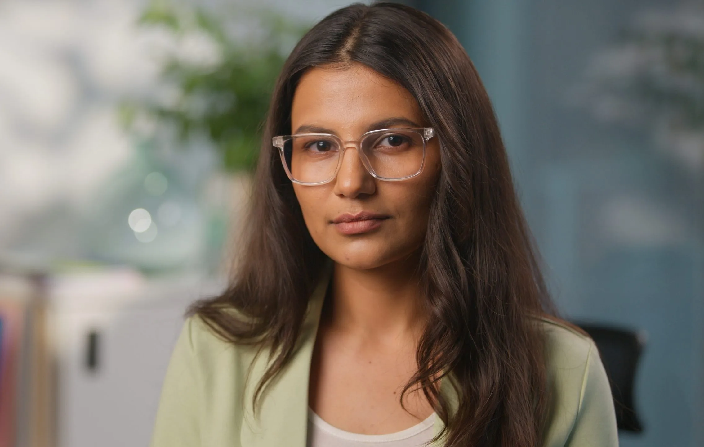 Calm, confident Indian businesswoman working at an office – panic disorder treatment patient