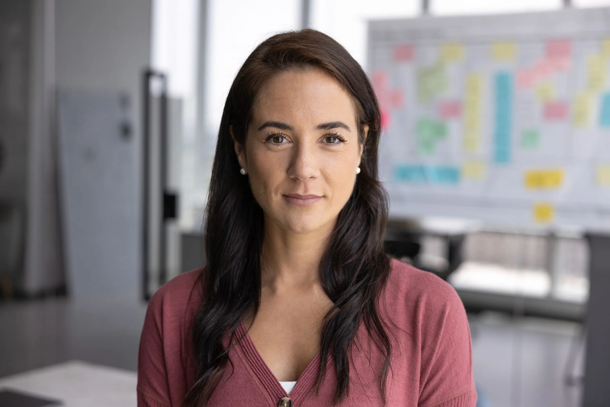 Businesswoman looking at the camera in a workspace – psychiatrist in Alamo, CA