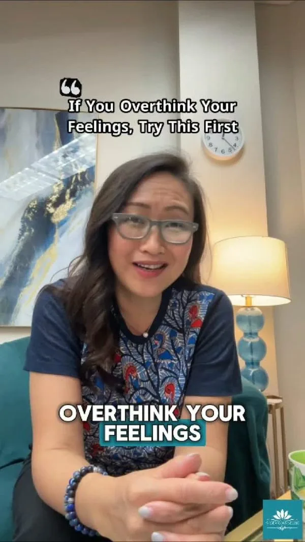 Wiser Counseling therapist sharing what to try first if you overthink your feelings